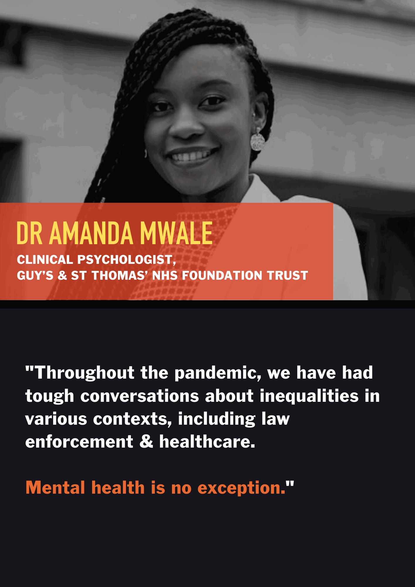 Amanda Mwale - Post event quote