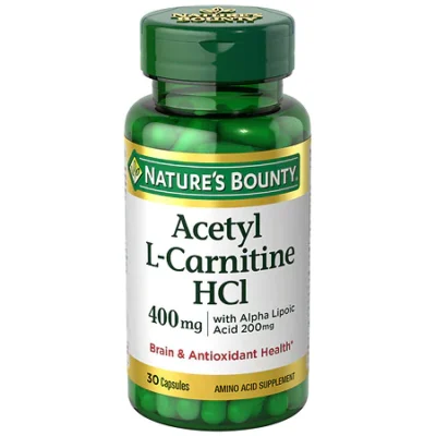 Acetyl L-Carnitine 400 mg Dietary and acetyl-L-carnitine are used to help the body turn fat into energy. buy now at fealgoodfarmacy.com